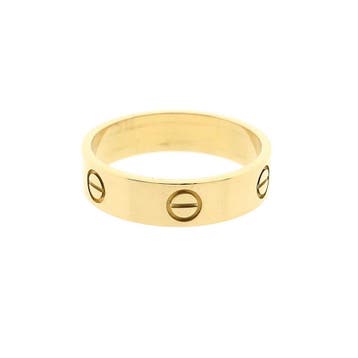 Gouden ring; Cartier, Sieraden, Tassen en Uiterlijk, Ringen, Gebruikt, Overige kleuren, 20 of groter, Ophalen of Verzenden