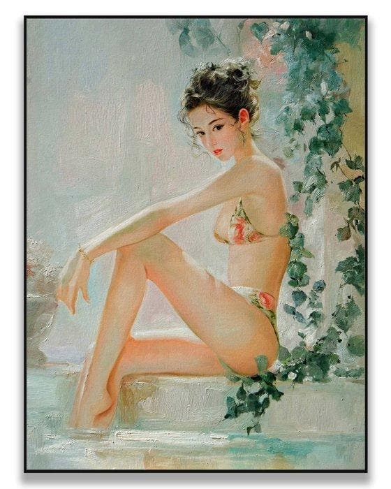 Matteo - Summer in Bloom, Antiek en Kunst, Kunst | Schilderijen | Modern