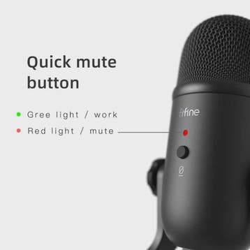 FIFINE K678 USB Microfoon voor PC, Opnemen, Streamen & Gamen, Verzenden, Nieuw