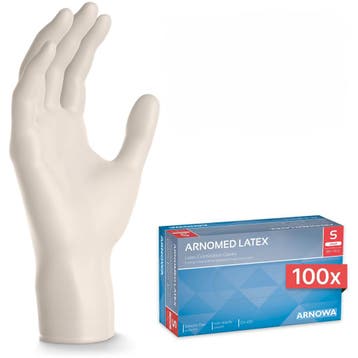 GGM Gastro | (10 stuks) ARNOWA | Wegwerp latex handschoenen, Overige kleuren, Verzenden, Nieuw, Werkschoenen
