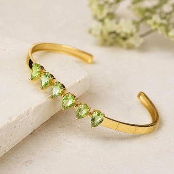 Zonder minimumprijs - Armband Zilver - Peridot -, Sieraden, Tassen en Uiterlijk, Nieuw