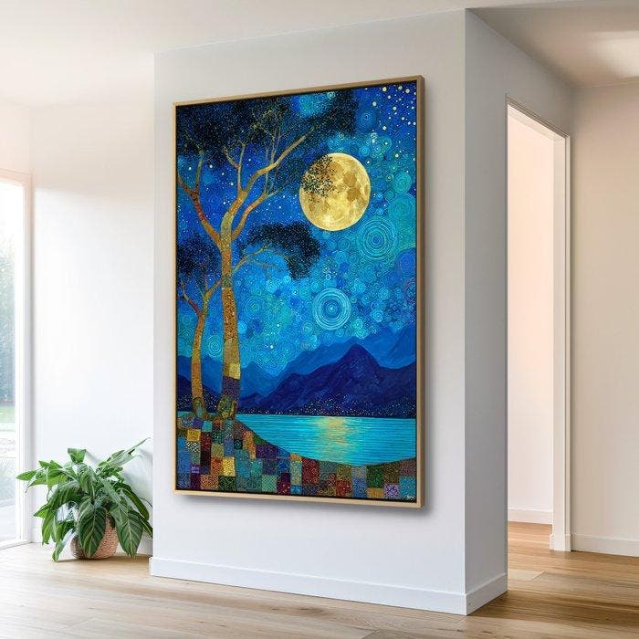 Felix van Horst - Moonlit Mirage (XXL), Antiek en Kunst, Kunst | Designobjecten