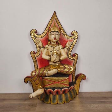70cm.! - sculptuur - Dewi Sri - Indonesië (Zonder