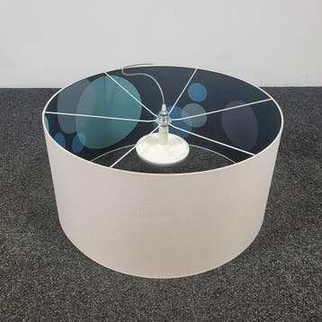 Hanglamp - Wit/Blauw | Ø 80 cm, Ophalen of Verzenden, Gebruikt