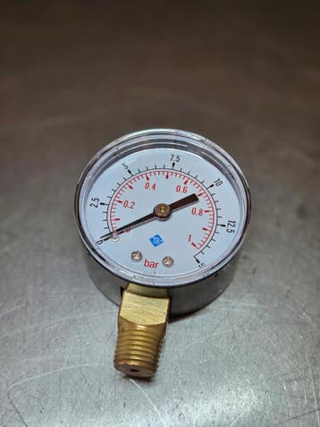 Carburateur Brandstofdruk meter (lage druk) 0 tot 1 bar, Ophalen, Nieuw
