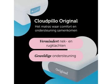 Cloudpillo Original Matras - 90x210 - 4-laags - Adaptive, Verzenden, Nieuw