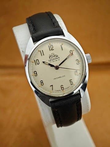 Lejona - 17 Rubis Incabloc – Vintage Swiss Hand-Winding –, Nieuw