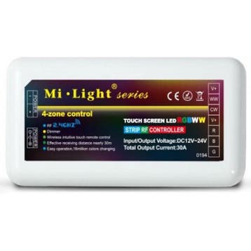 Slimme ontvanger voor ledstrip - 4 groepen - KLEUR + DUAL, Ophalen of Verzenden, Nieuw