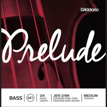DAddario J610-34M double bass string set 3/4, medium,, Muziek en Instrumenten, Strijkinstrumenten | Contrabassen, Ophalen of Verzenden