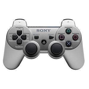 PS3 Controller Dualshock 3 - Zilver - Sony (origineel) PS3, Ophalen of Verzenden, Zo goed als nieuw