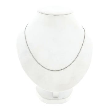 Witgouden Venetiaanse schakelketting, Ophalen of Verzenden, Gebruikt, Goud, Goud