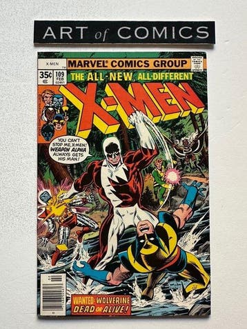 X-Men #109 - Signed by Chris Claremont, John Byrne, Terry, Nieuw