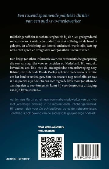 De achterblijvers / Jonathan / 1 9789021040295 Inse Martin, Verzenden, Gelezen, Inse Martin