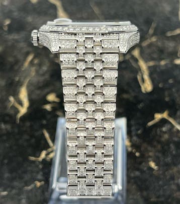 Rolex Datejust 41 - Green Dial -126300 - Iced Out - Diamonds, Staal, Polshorloge, Nieuw, Rolex
