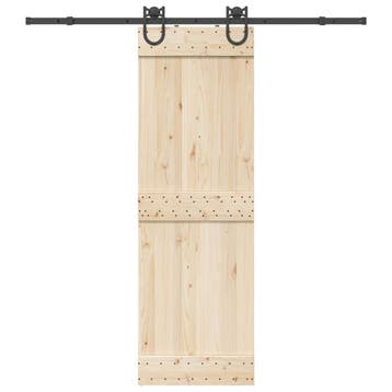 vidaXL Doos met onderdelen voor schuifdeur 200 cm staal, Verzenden, Nieuw