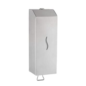 GGM Gastro | Zeepdispenser - met drukknop - 1000 ml - RVS -, Verzenden, Nieuw in verpakking, RVS Meubilair