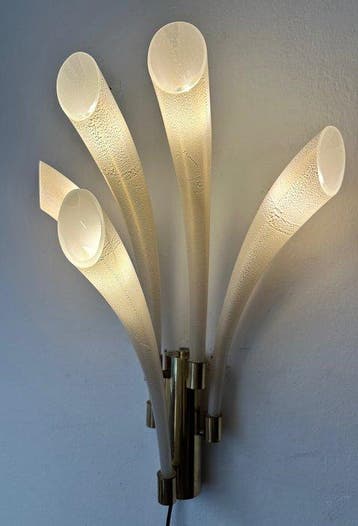 Barovier & Toso - Lamp - Vuurwerk - Muranoglas - wandlamp