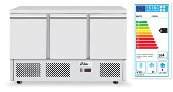 Arktic Pizzawerkbank + Opzetkoelvitrine | KitchenLine | 380L, Ophalen of Verzenden, Nieuw