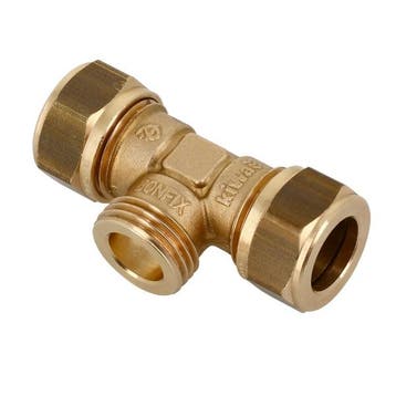Bonfix T-stuk 15 x 1/2 x 15 buitendraad - vlak, Ophalen of Verzenden, Nieuw