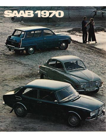 1971 SAAB 95 V4 | 96 V4 | 99 BROCHURE NEDERLANDS, Nieuw, Author