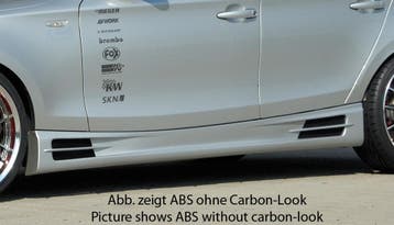 Rieger side skirt | 1er E87 (187 / 1K2/1K4): 09.04-03.07 (to, Auto-onderdelen, Verzenden, Nieuw, BMW