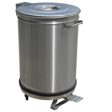Vuilnisbak, Deksel Met Pedaalbediening - 95 Liter, Ophalen of Verzenden, Nieuw