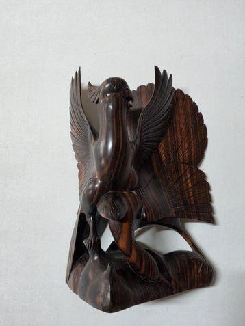 Hout - Indonesië - Eind 20e eeuw, Antiek en Kunst