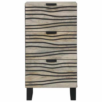 vidaXL Media-opslagkasten en rekken Wit en zwart 40 x 33 x, Minder dan 50 cm, Verzenden, Nieuw, Minder dan 100 cm