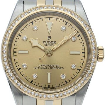 Tudor - Black Bay One 39 S&G Watch 8P Diamond Diamond Bezel, Sieraden, Tassen en Uiterlijk, Horloges | Heren, Nieuw