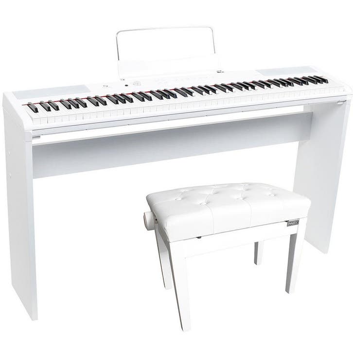 Fazley FSP-200-W digitale piano wit + onderstel wit +, Muziek en Instrumenten, Piano's, Verzenden