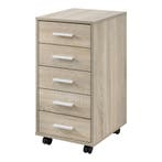 Kantoorkast ladekast op wielen 63x33x38 sonoma eikenkleurig, Zakelijke goederen, Kantoor en Winkelinrichting | Kantoormeubilair en Inrichting