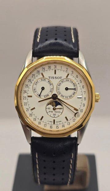 Tissot - PR100 Triple Calendar Moonphase - Zonder, Nieuw