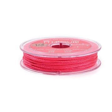 1 rol Waxkoord katoen 0,5 mm – 20 meter – Deep Pink, Ophalen of Verzenden, Nieuw, Kraal