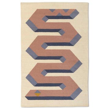 Nilo Kilim - Kelim - 155 cm - 100 cm - Handgemaakt, Antiek en Kunst