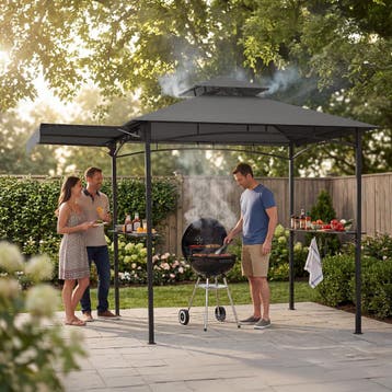 Barbecuepaviljoen Maracaibo met luifel, Verzenden, Nieuw