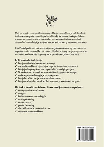 Het evenement dat niemand wil missen, hoe organiseer je dat?, Verzenden, Zo goed als nieuw, Erik Peekel