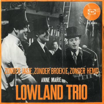vinyl single 7 inch - Lowland Trio - Zonder Jasje, Zonder..., Verzenden, Zo goed als nieuw, 7 inch, Nederlandstalig