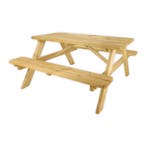 Picknicktafel Deluxe 150 x 70 cm, Tuin en Terras, Verzenden, Nieuw, Hout