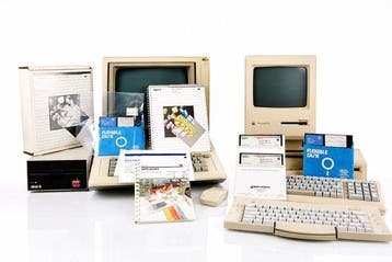 Apple Macintosh Plus 1MB & Apple IIe mit original Verpackung, Nieuw