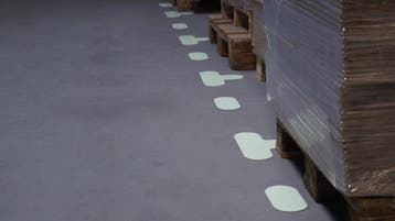 Ovaal voor vloermarkering - Polyvinylchloride (PVC) - 0,78, Verzenden