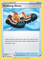 Trekking Shoes 145/159 Reverse Holo Crown Zenith, Hobby en Vrije tijd, Verzamelkaartspellen | Pokémon, Losse kaart, Nieuw, Foil