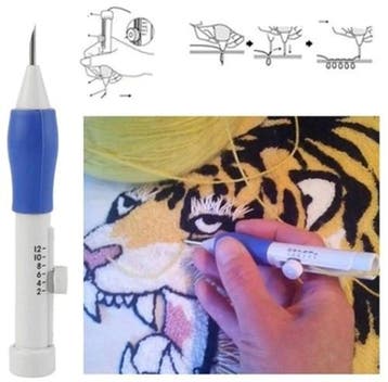 Punchnaalden set Verstelbaar Kunststof DIY 7-delig per set, Ophalen of Verzenden, Nieuw