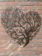 Decoratief ornament - Hartvormige levensboom muurdecoratie
