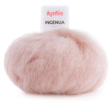 Katia Ingenua - 63 poederroze - Mohair Garen, Ophalen of Verzenden, Nieuw