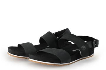 Timberland Sandalen in maat 38½ Zwart, Kleding | Dames, Verzenden, Zwart, Sandalen of Muiltjes, Zo goed als nieuw