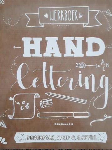 Handlettering werkboek - tekenfilm, Verzenden, Gelezen
