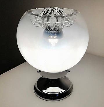 Tafellamp - Space Age ontwerp 1960 - Artistiek geblazen, Antiek en Kunst