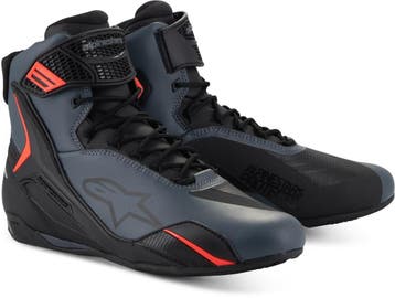 Alpinestars Faster-4 Zwart Grijs Fluo Rood Motorschoenen, Nieuw met kaartje, Alpinestars, Laarzen, Heren