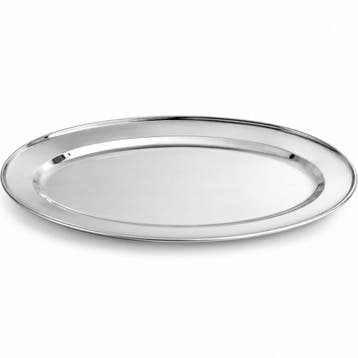 Serveerschaal RVS 40cm, Verzenden, Nieuw