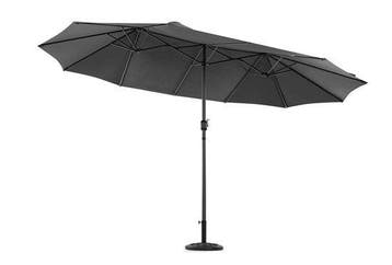2dekans | Hortensus Dubbele Parasol – UV80 & Waterbestendig, Ophalen of Verzenden, Zo goed als nieuw